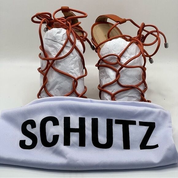 SCHUTZ • Heyde Sandal in New Ochre - Picture 9 of 9